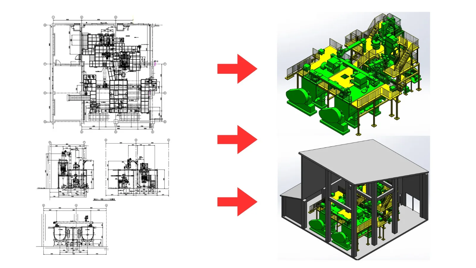 Convert drawings to 2D-3D CAD – A Successful Case Study With 32 Projects by IDEA