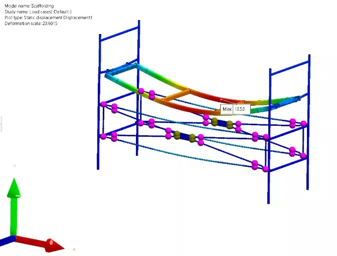 有限要素法 (FEM) 構造解析シミュレーションの画像